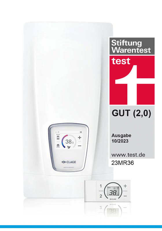 E-comfort instant water heater DSX Touch