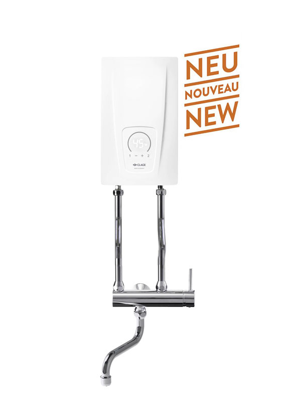 E-compact instant water heater with tap CEX / CSO